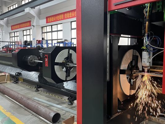 高精度マルチチャックパイプ 電動レーザーチューブ切断機