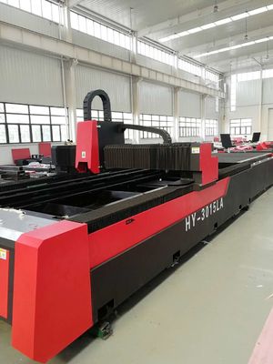 3015 CNC 光ファイバー 2000wレーザー切断機 メタル適用材料